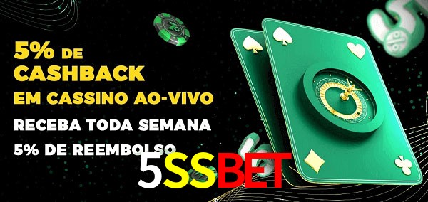 Promoções do cassino ao Vivo 5SSbet